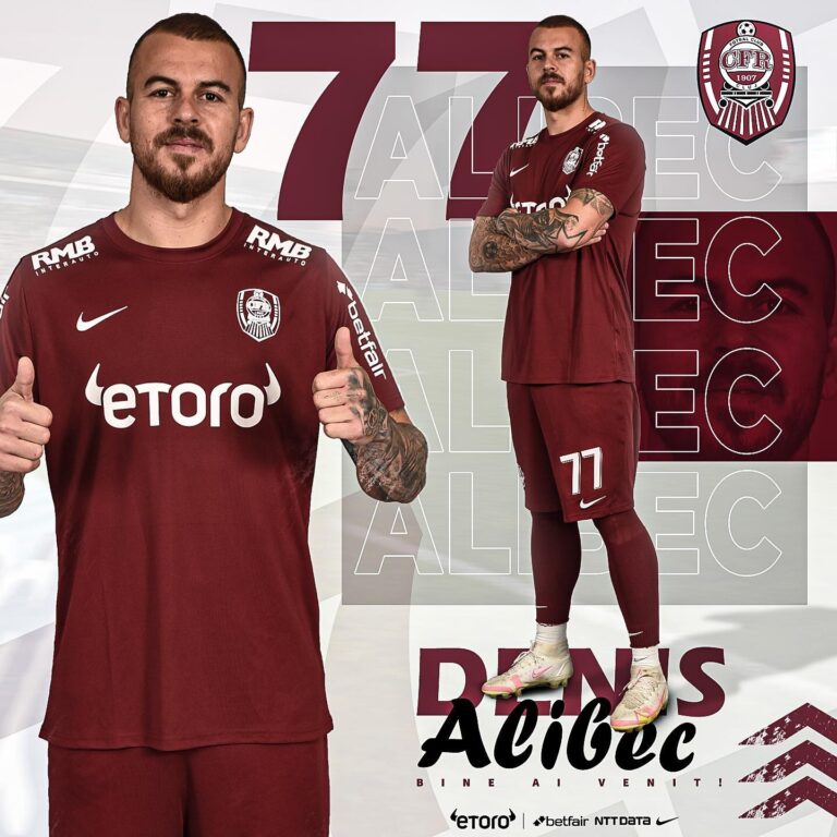 E oficial! Denis Alibec este jucătorul celor de la CFR Cluj