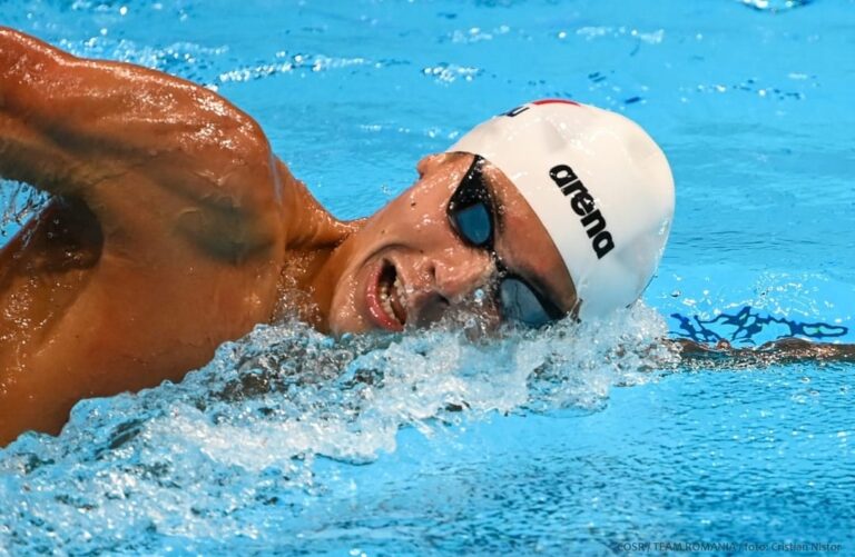 Finală pentru David Popovici! Înotătorul român s-a calificat cu al cincilea timp în ultimul act la 100 metri liber, proba sa preferată