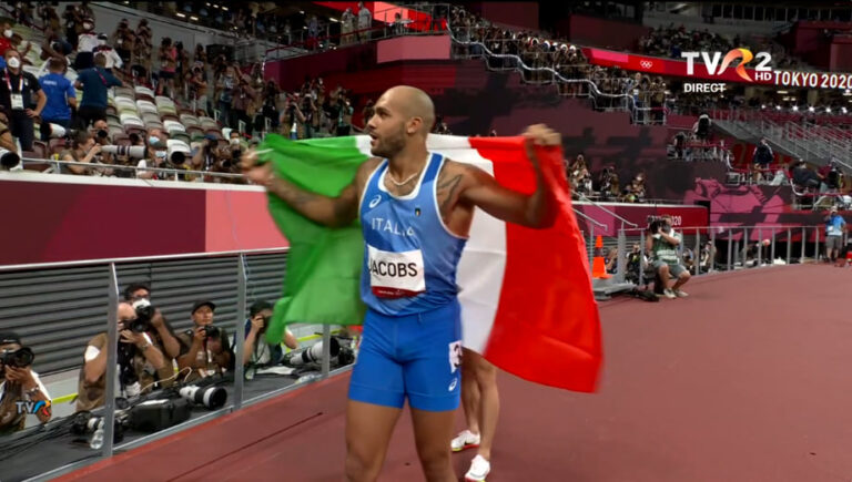 Surpriză la atletism: italianul Marcell Jacobs a câtigat aurul în cursa de 100 metri