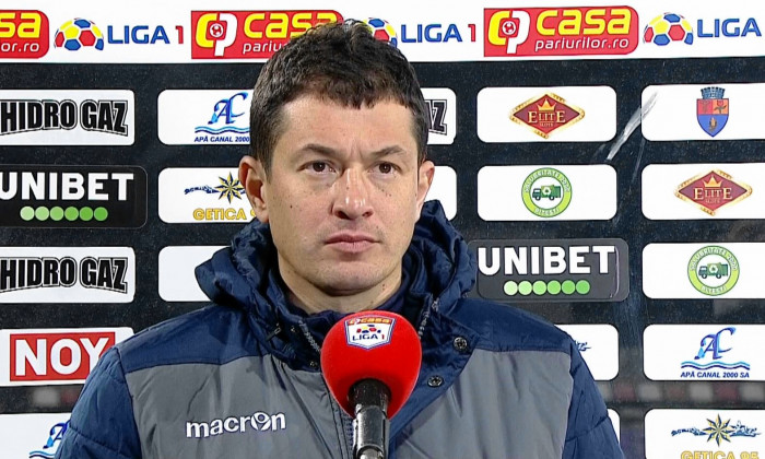 Andrei Prepeliță: “Cred că e o presiune artificială la Pitești, nu are efect asupra mea, chiar deloc. Ne vom bate pentru play-off”