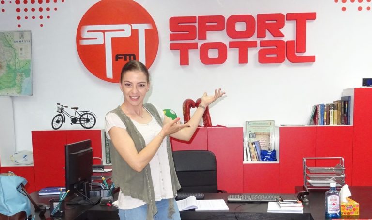 Actrița Kiara Anca Firan a fost prezentă în studioul Sport Total FM