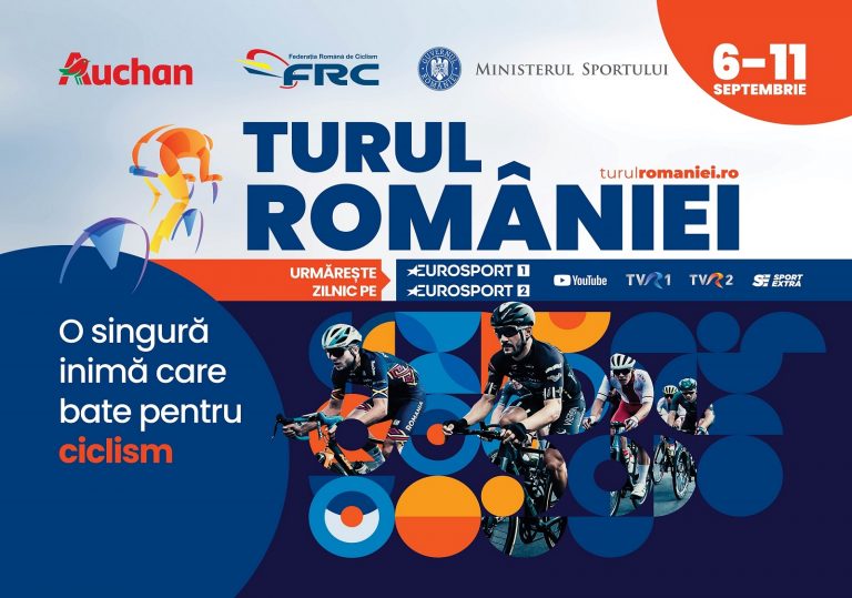 Turul României începe pe 6 septembrie la Satu Mare – peste 130 de cicliști din 15 tari vor parcurge un traseu de peste 850 km