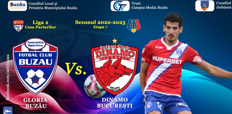 Partida dintre FC Buzău – Dinamo a fost reprogramată: ”Așteptăm meciul acesta de 40 de ani”