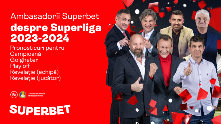 Află pronosticurile ambasadorilor Superbet și influencerilor Super Social pentru noul sezon din SuperLiga 2023-2024