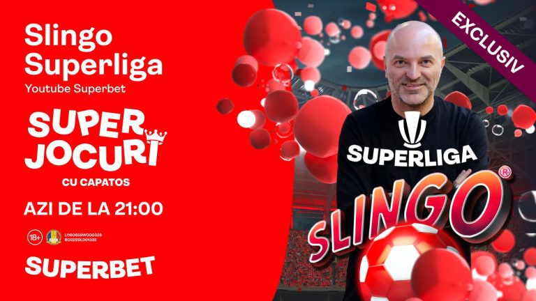 Ne pregătim pentru noul sezon fotbalistic cu Slingo Superliga, live de la 21 pe YouTube Superbet!