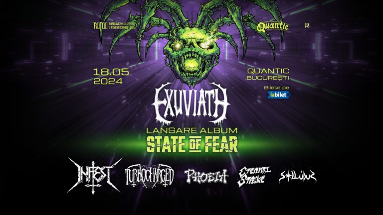 Interviu cu trupa Exuviath, care își lansează cel de-al doilea album intitulat “State of Fear”