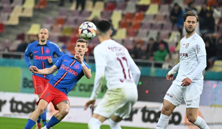 FCSB a învins CFR Cluj 3-2 (1-0) duminică seara pe Arena Națională