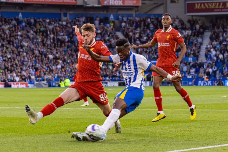 Liverpool a suferit o înfrângere în fața lui Brighton din etapa a 37-a a Premier League