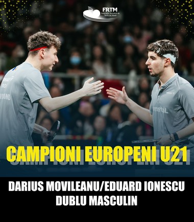 România a strălucit cu 8 medalii la Campionatele Europene U21 de tenis de masă de la Bratislava