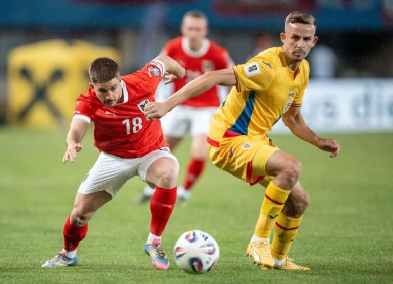 România a pierdut 2-1 în fața Austriei în preliminariile pentru CM 2026