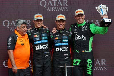 Nico Hulkenberg de la Sauber, a obținut primul podium al carierei sale de Formula 1 la 36 de ani