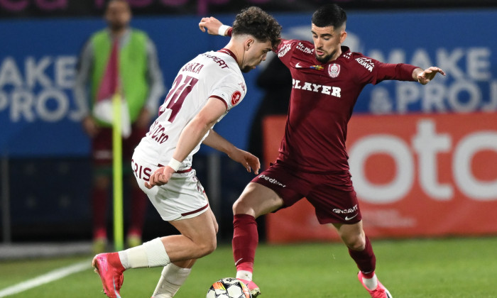 Rapid București și CFR Cluj au încheiat la egalitate