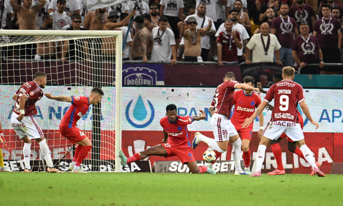 Derbiul dintre Rapid și FCSB s-a încheiat cu un egal pe Arena Națională