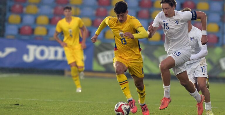 Naționala Under-19 a României a remizat sâmbătă cu Finlanda