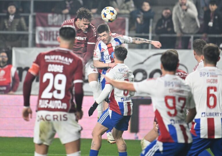 Rapid București a cedat în fața Oțelul Galați, în etapa a 20-a