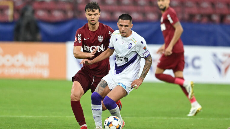 FC Argeș învinge CFR Cluj în etapa a 18-a a Superligii