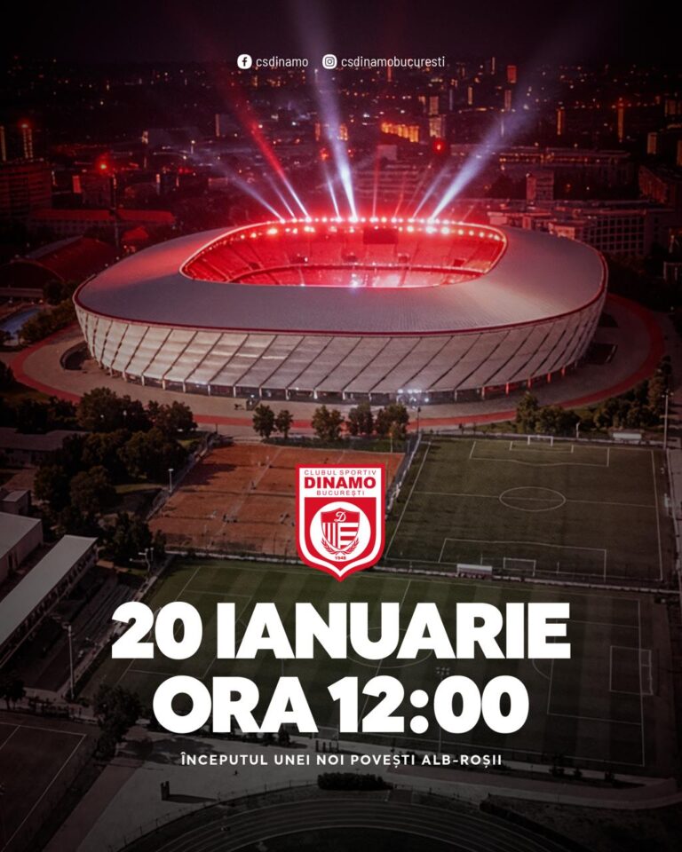 Dăm startul lucrărilor la noul stadion Dinamo