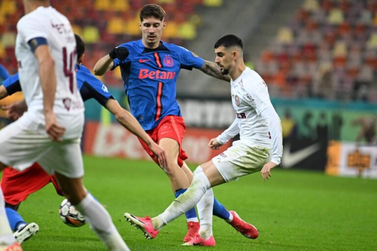 CFR Cluj victorie împotriva FCSB, în etapa a 23‑a a Superligii