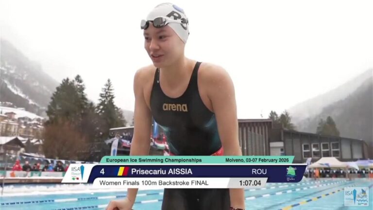Alte 7 medalii aduse de români la Campionatele Europene de înot în ape înghețate de la Molveno