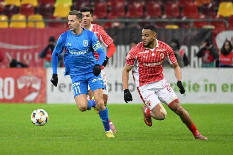 Dinamo București și Universitatea Craiova închid etapa a 26‑a din Superligă cu un egal