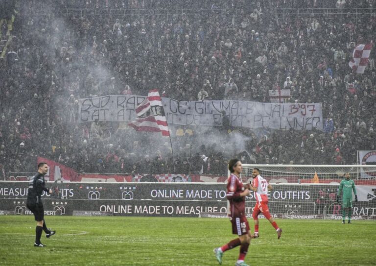 FRF a aplicat sancțiuni dure după incidentele de la derby‑ul Rapid – Dinamo din etapa a 28‑a