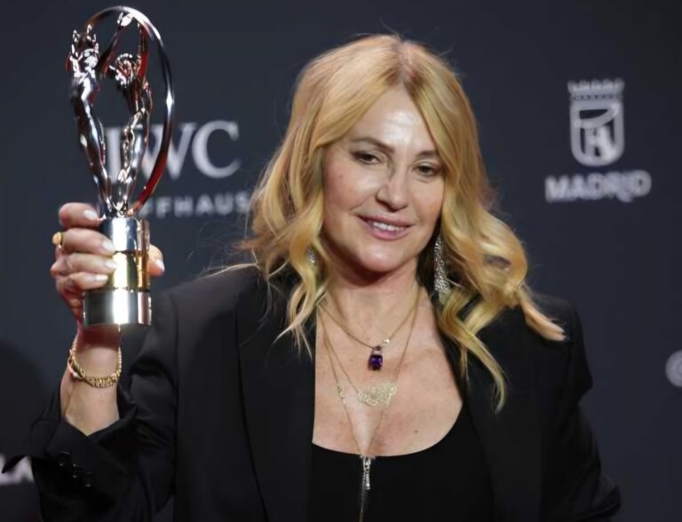 Nadia Comăneci a fost celebrată la Madrid, unde a primit Premiul Laureus pentru întreaga carieră