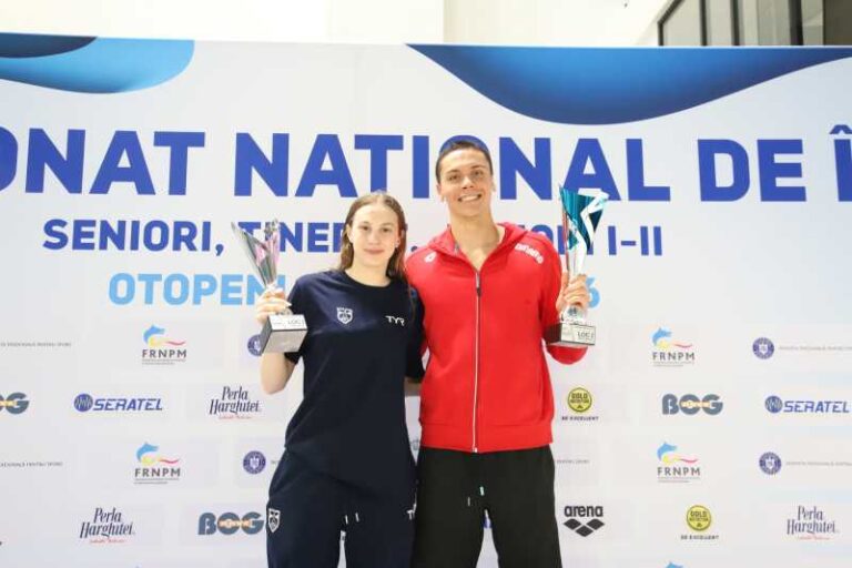 David Popovici și Daria Măriuca Silișteanu au încheiat Naționalele de la Otopeni în fruntea ierarhiei World Aquatics