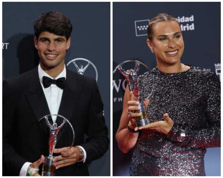 Carlos Alcaraz și Arina Sabalenka au fost marii laureați ai Galei Premiilor Laureus de la Madrid