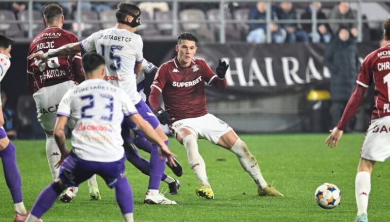 Rapid București și FC Argeș au încheiat la egalitate în etapa a patra a play‑off‑ului Superligii