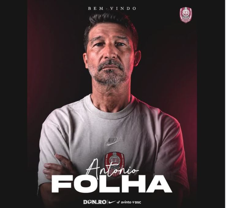 CFR Cluj are un nou antrenor: portughezul Antonio Folha